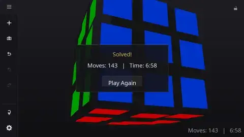 Snímek obrazovky 4 hry 3D Cube Solver