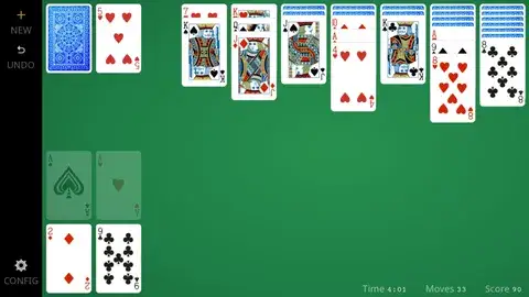 Snímek obrazovky 1 hry Solitaire
