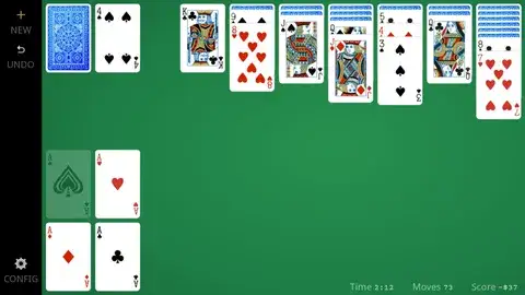 Snímek obrazovky 5 hry Solitaire