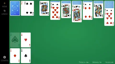 Snímek obrazovky 4 hry Solitaire
