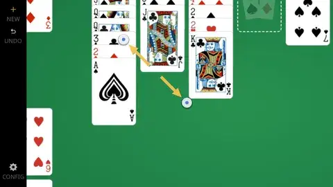 Snímek obrazovky 3 hry Solitaire